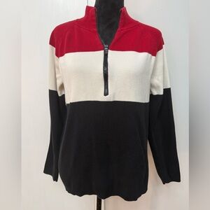Ralph Lauren Red and Black Sweater